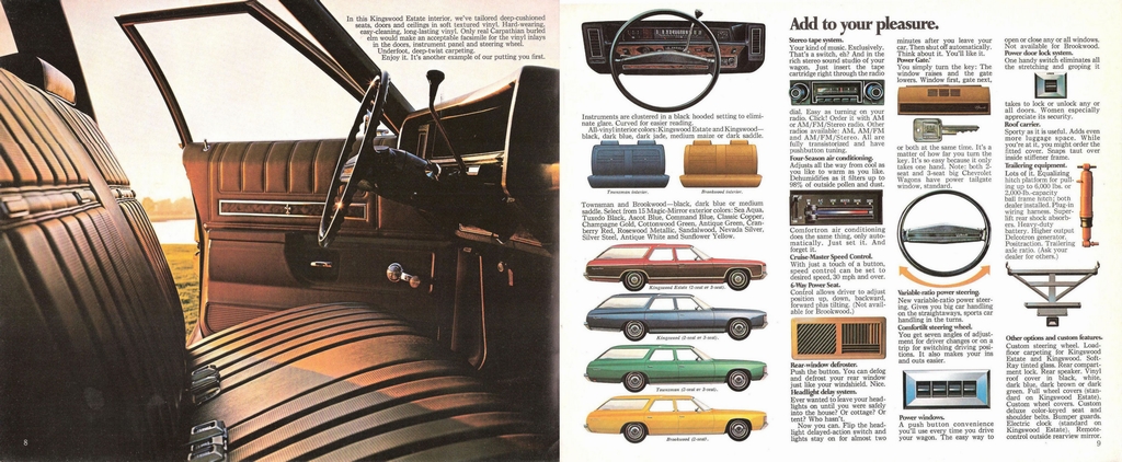 1971 Chevrolet Wagons Brochure Page 1